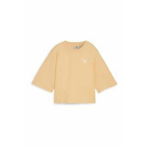 Tricou crop supradimensionat cu maneci cazute imagine