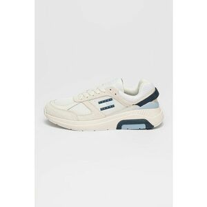 Pantofi sport de piele intoarsa cu detalii contrastante imagine