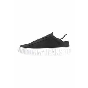 Pantofi sport din piele cu logo in relief imagine