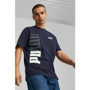 Tricou de bumbac cu imprimeu logo supradimensionat Power imagine