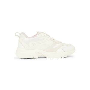 Pantofi sport pentru Femei - retro tennis low lace ml mix - YW0YW01566-02Y - Alb imagine