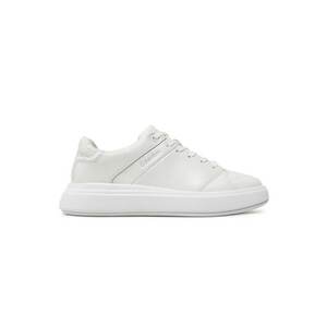 Pantofi sport pentru Femei - cupsole lace up mono mix - HW0HW02218-YBR - Alb imagine