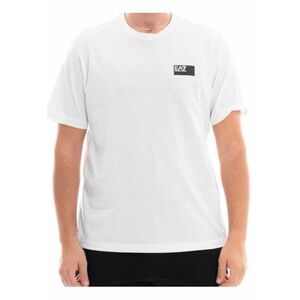 Tricou barbati 6DPT02 - Bumbac - Alb imagine