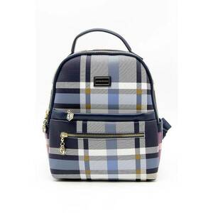 Rucsac din piele ecologica cu model colorblock imagine