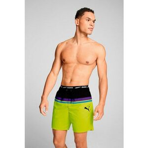 Pantaloni scurti de baie cu model colorblock imagine