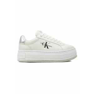 Pantofi sport pentru Femei - bold platf low lace lthml mtl - YW0YW01516-0K9 - Alb imagine