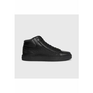 Pantofi sport pentru Barbati - high top lace up w/zip mono - HM0HM01425-01J - Negru imagine