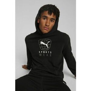 Hanorac cu imprimeu logo si buzunar kangaroo Better Sportswear imagine