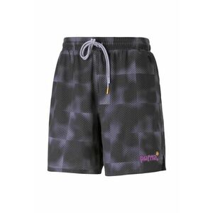 Pantaloni pentru Barbati - x 8enjamin aop shorts - 539823-01 - XS INTL - Negru imagine