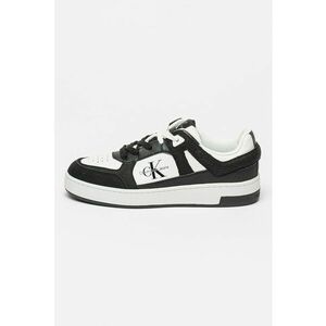 Pantofi sport low-cut cu garnituri din piele imagine