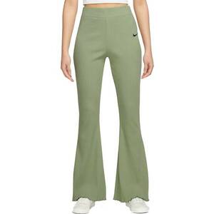 Pantaloni evazati cu aspect striat imagine