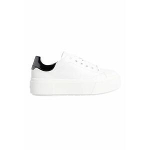 Pantofi sport flatform din piele imagine