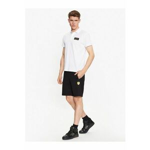 Pantaloni scurti barbati - EA7 Emporio Armani - Bumbac - Negru imagine