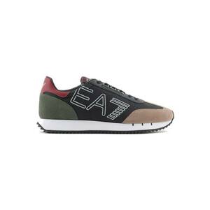 Pantofi sport pentru Barbati - black white vintage - X8X101-XK257-T985 - 44 EU - Negru imagine