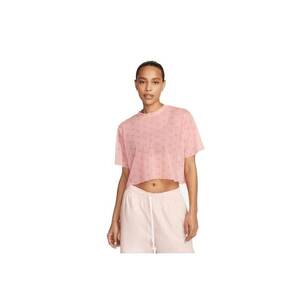 Tricou crop din plasa cu imprimeu logo Air imagine