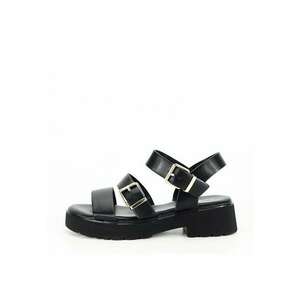 Sandale negre cu talpa groasa 3210 126 14857 imagine