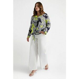 Bluza cu nasturi si imprimeu floral imagine