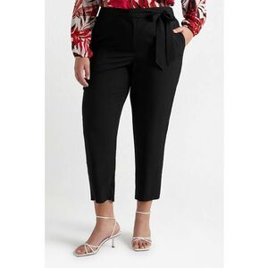 Pantaloni crop cu funda imagine