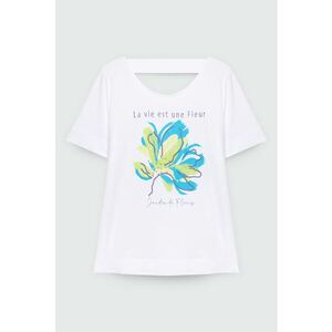 Tricou cu imprimeu floral imagine