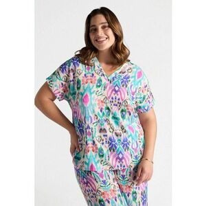 Bluza cu model si decolteu in V imagine