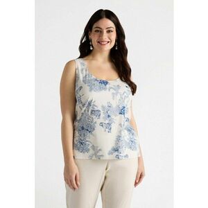 Top din satin cu model imagine