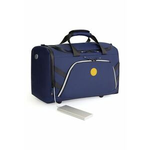 Geanta voiaj/sport impermeabila Cambridge - 45x27x20 cm - compartiment incaltaminte cu igienizare prin ozon (USB) - poliester premium - bleumarin imagine