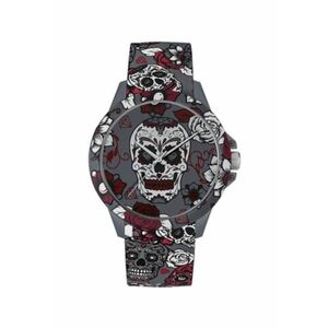 Ceas barbatesc PEWUM2119560 - analog - carcasa rasina - bratara silicon - gri - 40mm imagine