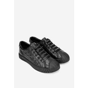 Pantofi eleganti barbati piele neagra imagine