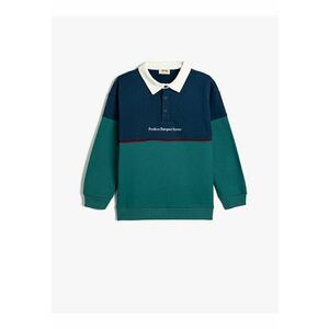 Bluza de trening polo de bumbac imagine
