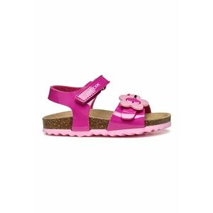 Sandale cu aspect lacuit si velcro imagine