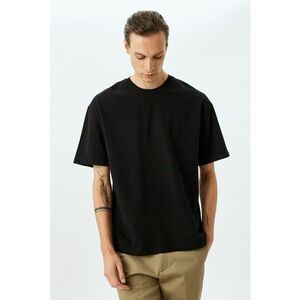 Tricou regular fit cu decolteu la baza gatului imagine