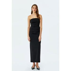 Rochie maxi cu slit lateral imagine