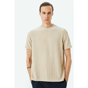 Tricou regular fit cu decolteu la baza gatului imagine