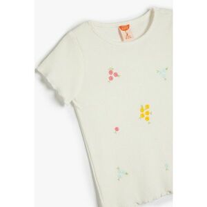 Tricou cu broderie imagine