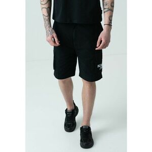 Pantaloni cargo scurti cu logo imagine