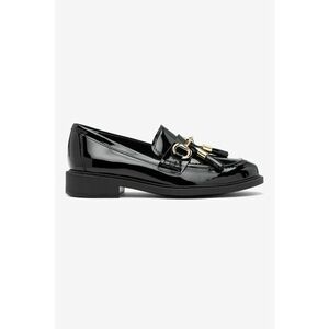 RYLKO - Pantofi loafer din piele ecologica cu aspect lacuit imagine