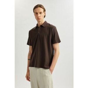 Tricou polo texturat imagine