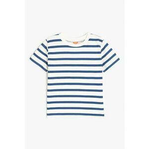 Tricou de bumbac cu dungi imagine