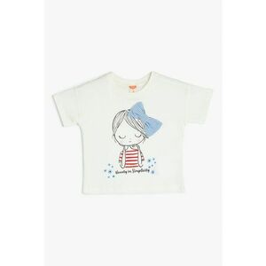 Tricou de bumbac cu imprimeu grafic imagine