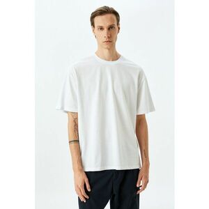 Tricou cu decolteu la baza gatului si maneci cazute imagine
