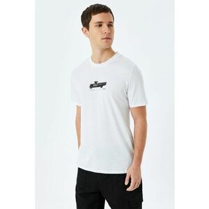 Tricou de bumbac cu model grafic imagine
