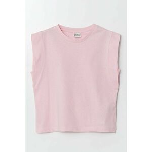 Top din bumbac cu model uni imagine