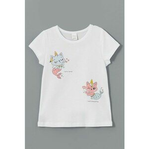 Tricou din bumbac cu model grafic imagine