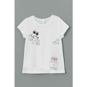 Tricou din bumbac cu model grafic imagine