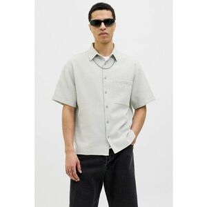 Camasa relaxed fit de bumbac imagine
