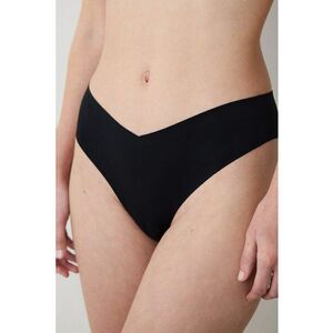 Chiloti brazilieni cu talie in V - Negru - imagine