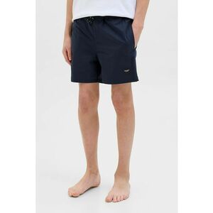 Pantaloni scurti cu snur de ajustare si banda logo in talie imagine