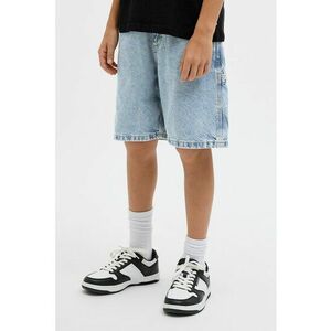 Bermude cargo din denim imagine