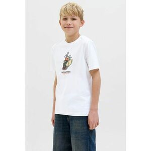 Tricou cu decolteu la baza gatului si imprimeu imagine