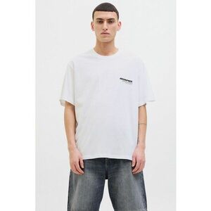 Tricou cu decolteu la baza gatului si imprimeu pe partea din spate imagine